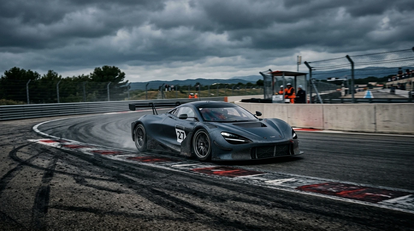 Voiture de sport sur circuit en France — Défi Auto Mag