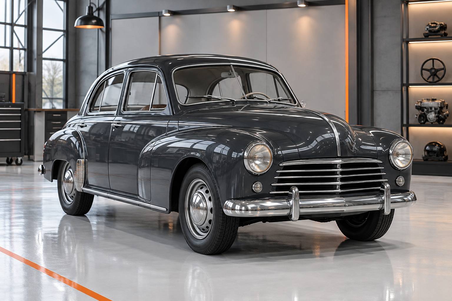 Illustration éditoriale du sujet : La légende de la Simca Aronde : une icône de l'automobile française